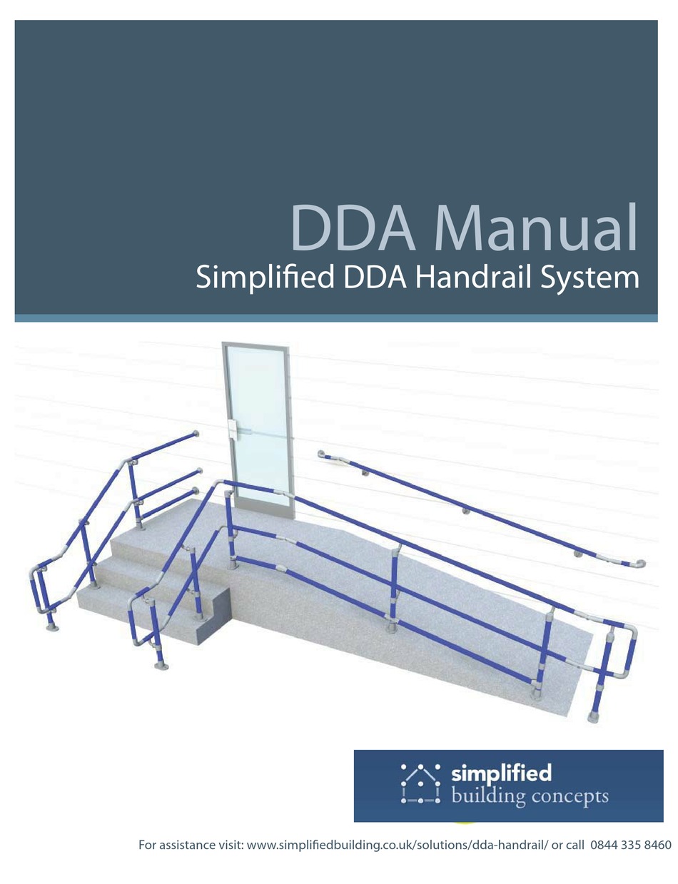 SIMPLIFIED BUILDING DDA HANDRAIL SYSTEM MANUAL Pdf Download ManualsLib