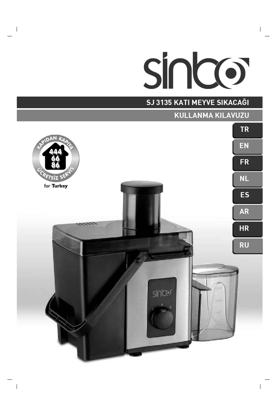SINBO SJ 3135 MANUAL Pdf Download ManualsLib