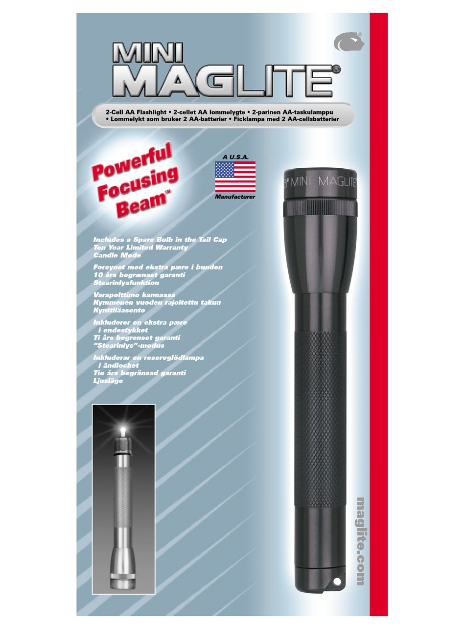 MAGLITE MINI MANUAL Pdf Download ManualsLib