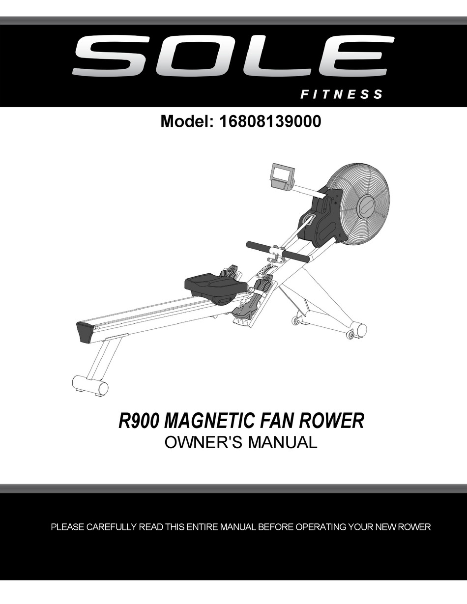 SOLE FITNESS R900 OWNER'S MANUAL Pdf Download ManualsLib