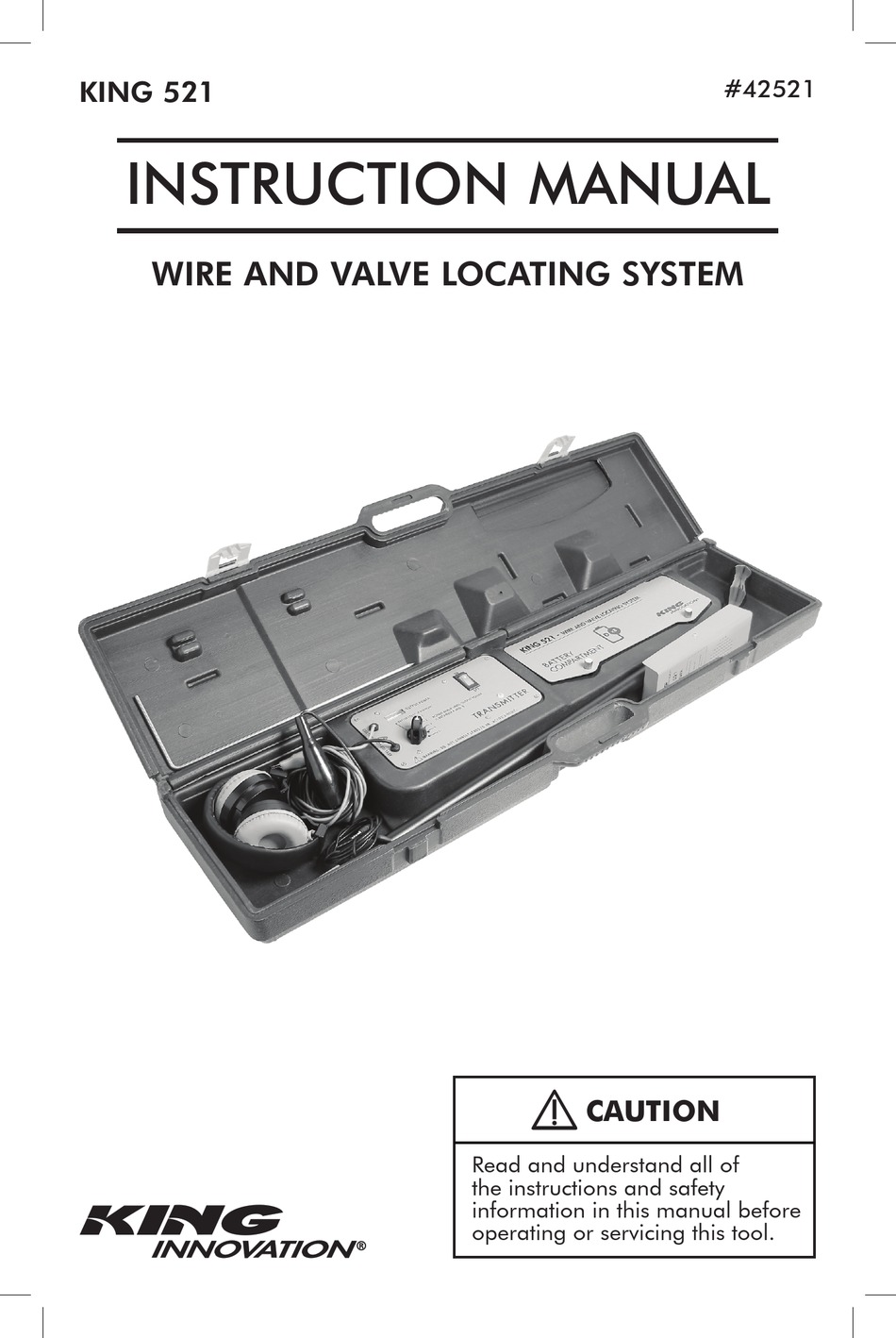 KING INNOVATION 521 INSTRUCTION MANUAL Pdf Download ManualsLib