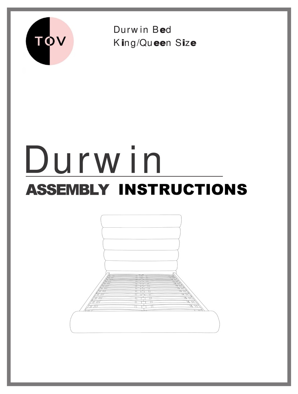 TOV DURWIN ASSEMBLY INSTRUCTIONS Pdf Download ManualsLib