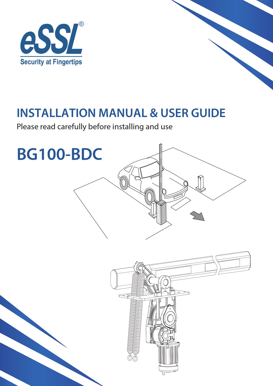 ESSL BG100-BDC INSTALLATION MANUAL & USERS MANUAL Pdf Download | ManualsLib