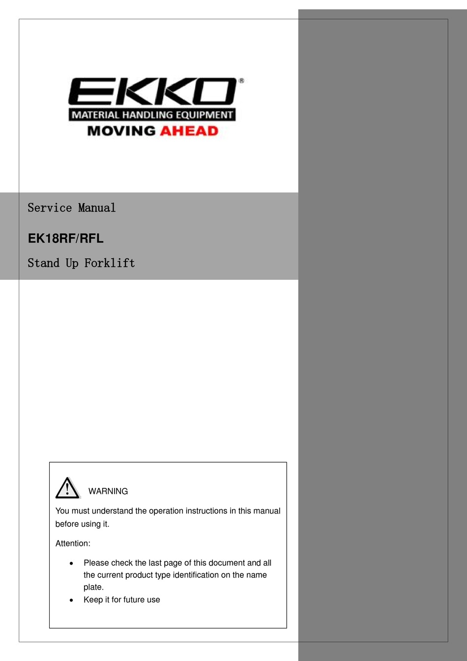 EKKO EK18RF SERVICE MANUAL Pdf Download ManualsLib