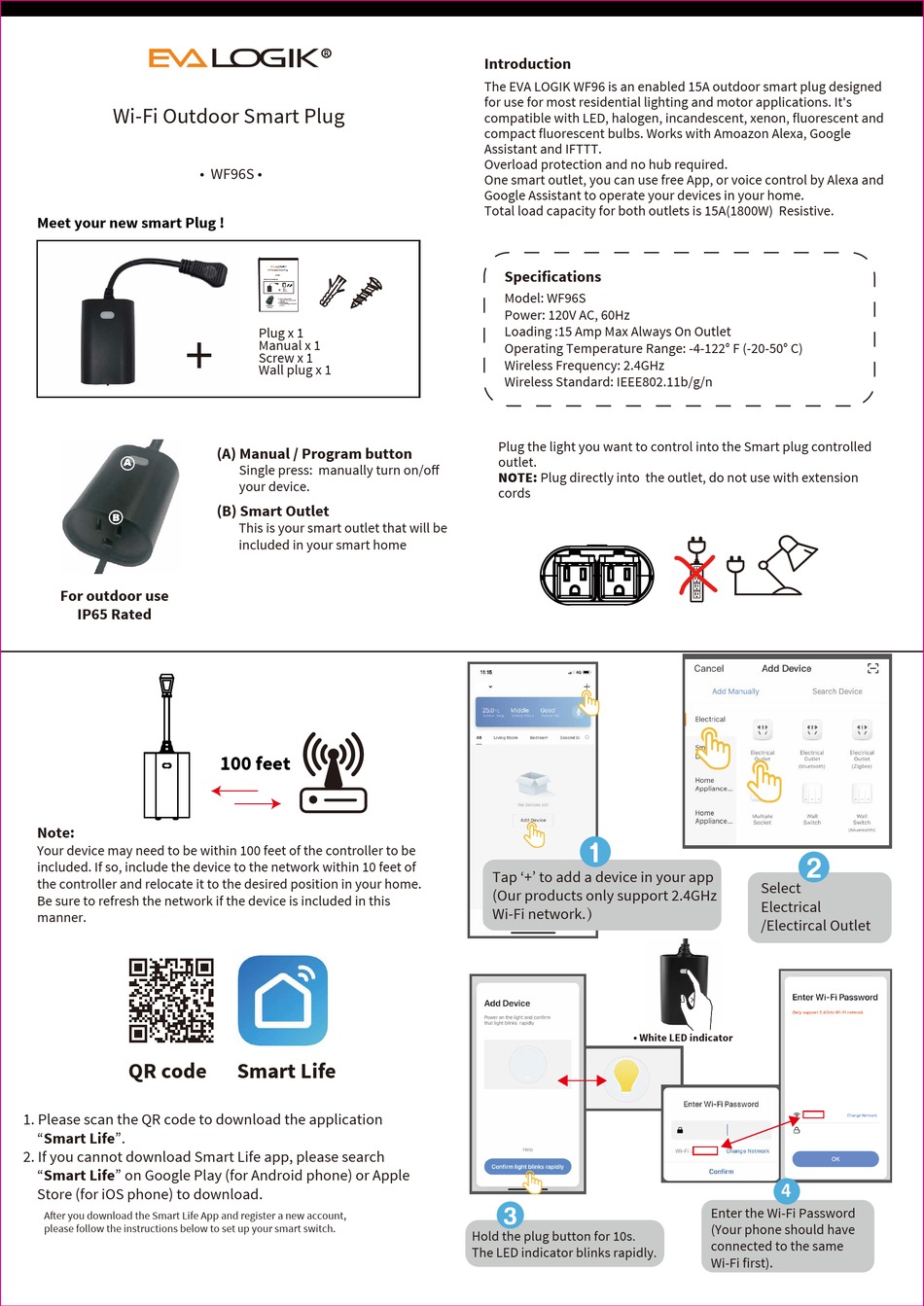 EVA LOGIK WF96S QUICK START MANUAL Pdf Download | ManualsLib