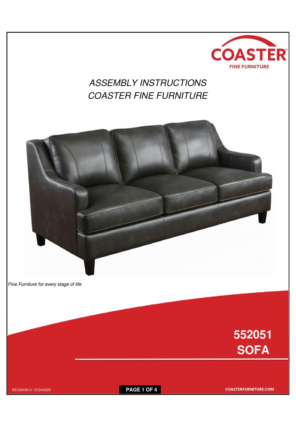 COASTER 552051 ASSEMBLY INSTRUCTIONS Pdf Download ManualsLib