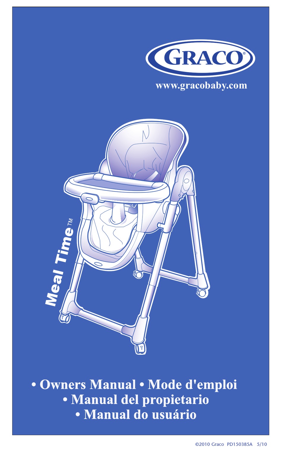 GRACO MEAL TIME OWNER'S MANUAL Pdf Download ManualsLib