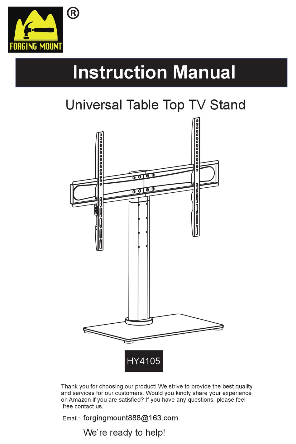 MOUNT HY4105 INSTRUCTION MANUAL Pdf Download ManualsLib