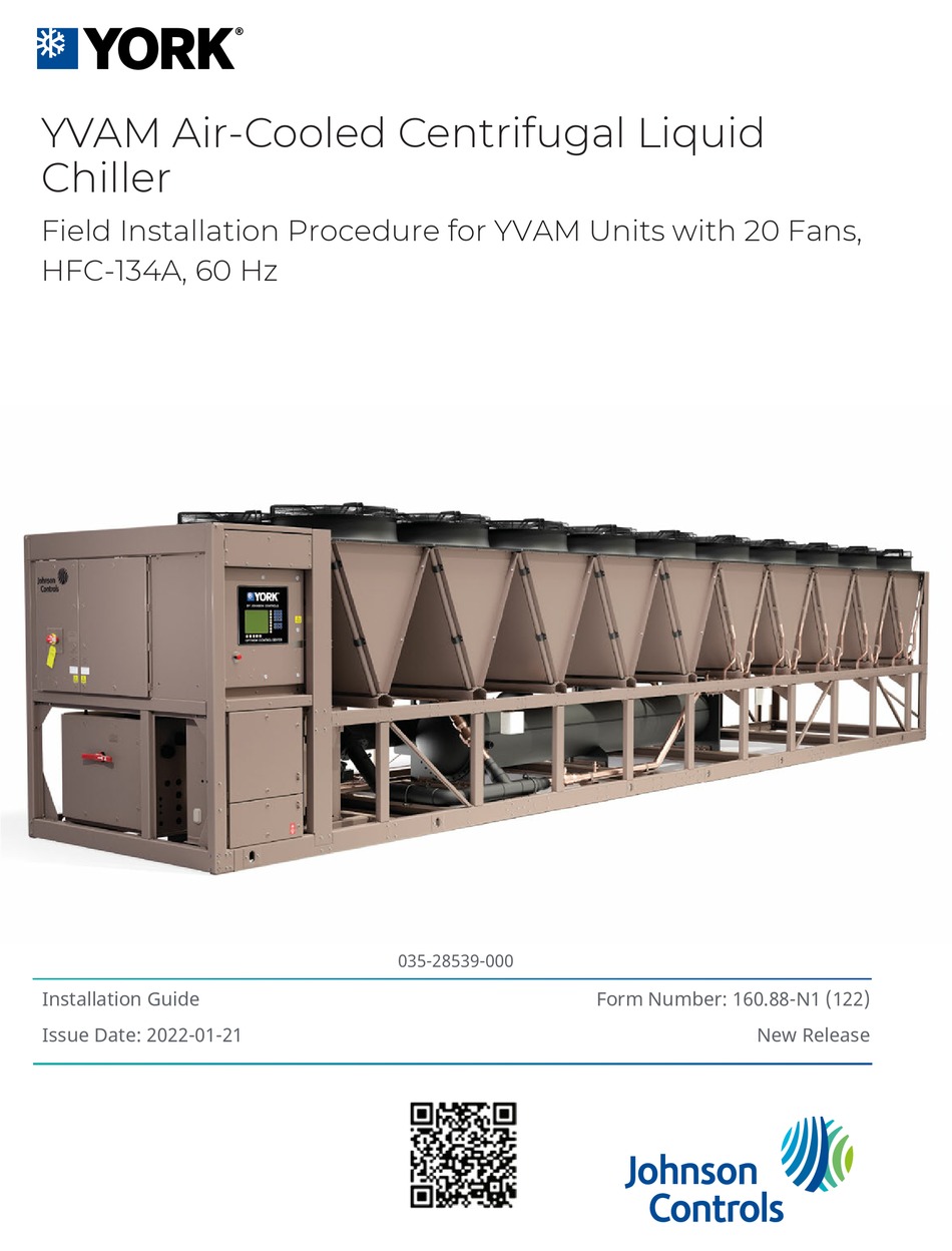 JOHNSON CONTROLS YORK YVAM INSTALLATION MANUAL Pdf Download ManualsLib