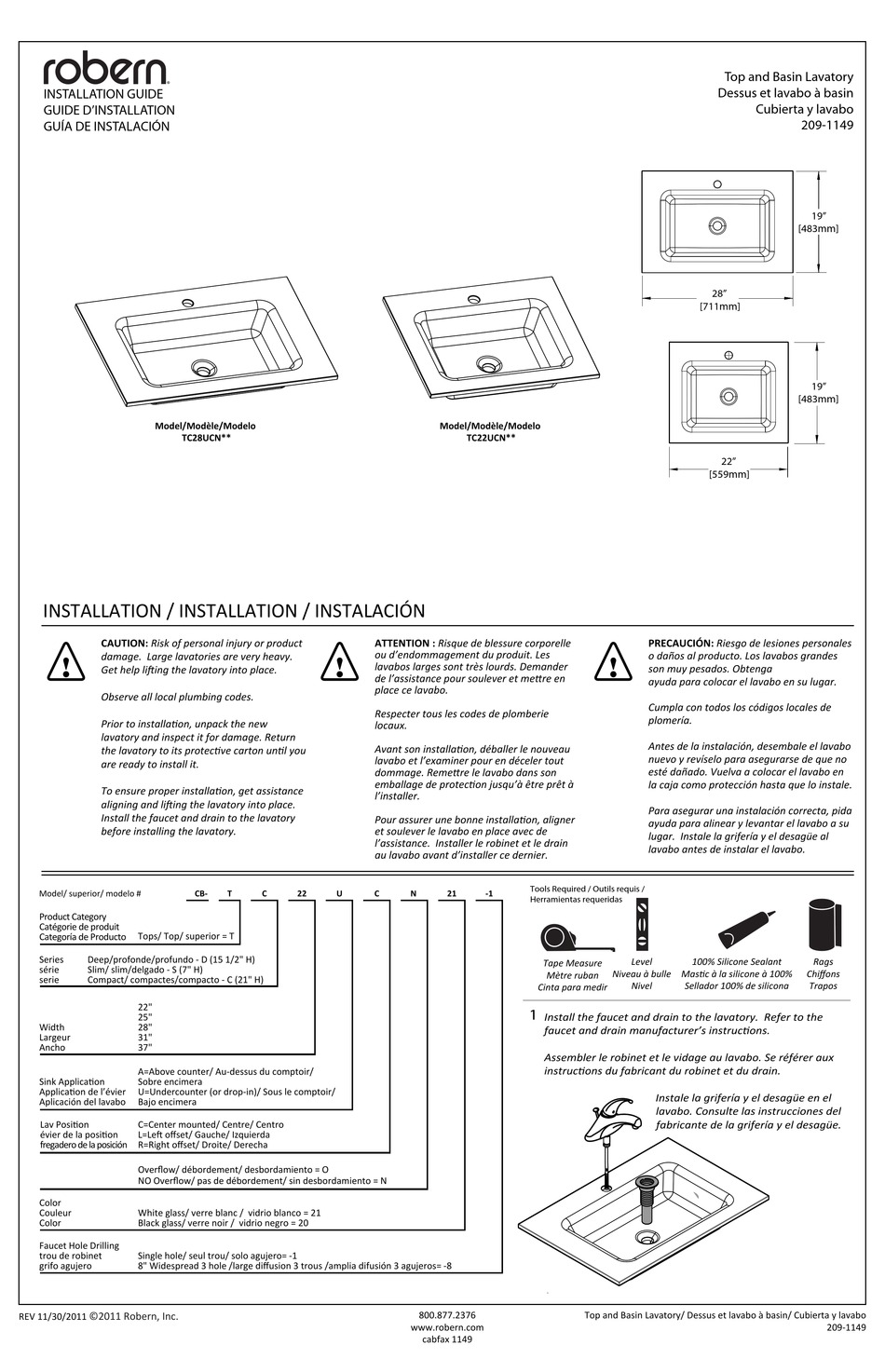 ROBERN TC28UCN SERIES INSTALLATION MANUAL Pdf Download ManualsLib