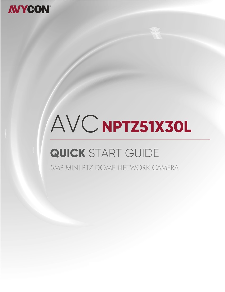 AVYCON AVCNPTZ51X30L QUICK START MANUAL Pdf Download ManualsLib