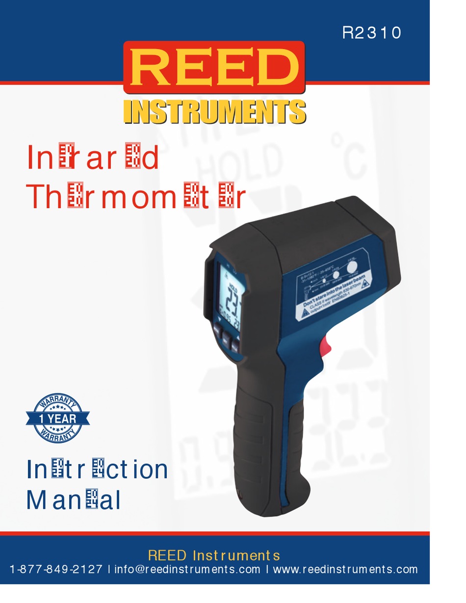 REED INSTRUMENTS R2310 INSTRUCTION MANUAL Pdf Download ManualsLib
