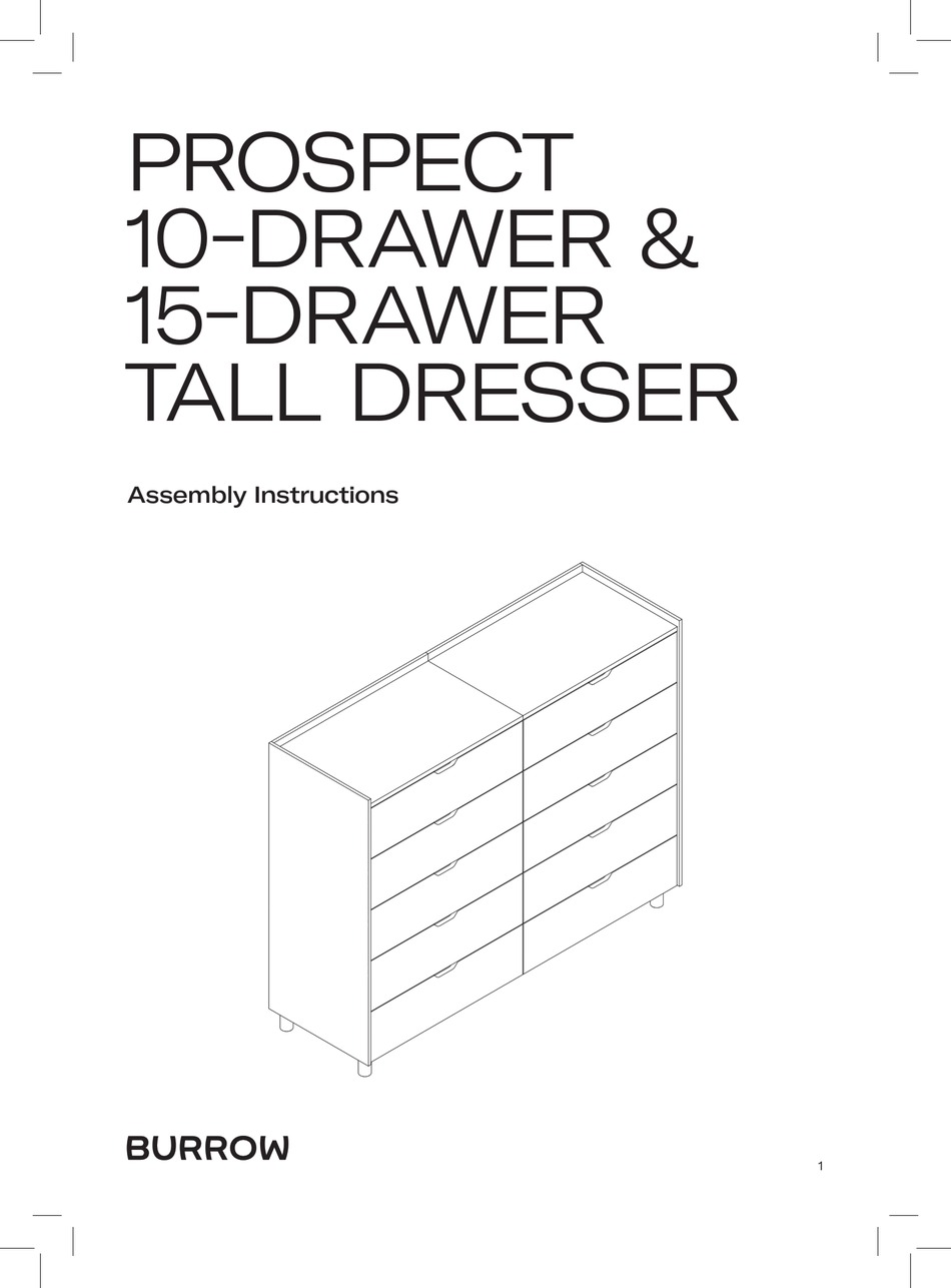 BURROW PROSPECT ASSEMBLY INSTRUCTIONS MANUAL Pdf Download ManualsLib
