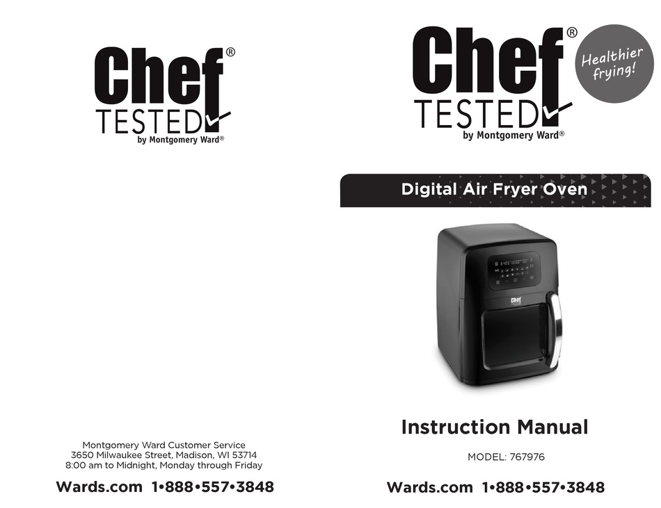 CHEF TESTED 767976 INSTRUCTION MANUAL Pdf Download ManualsLib