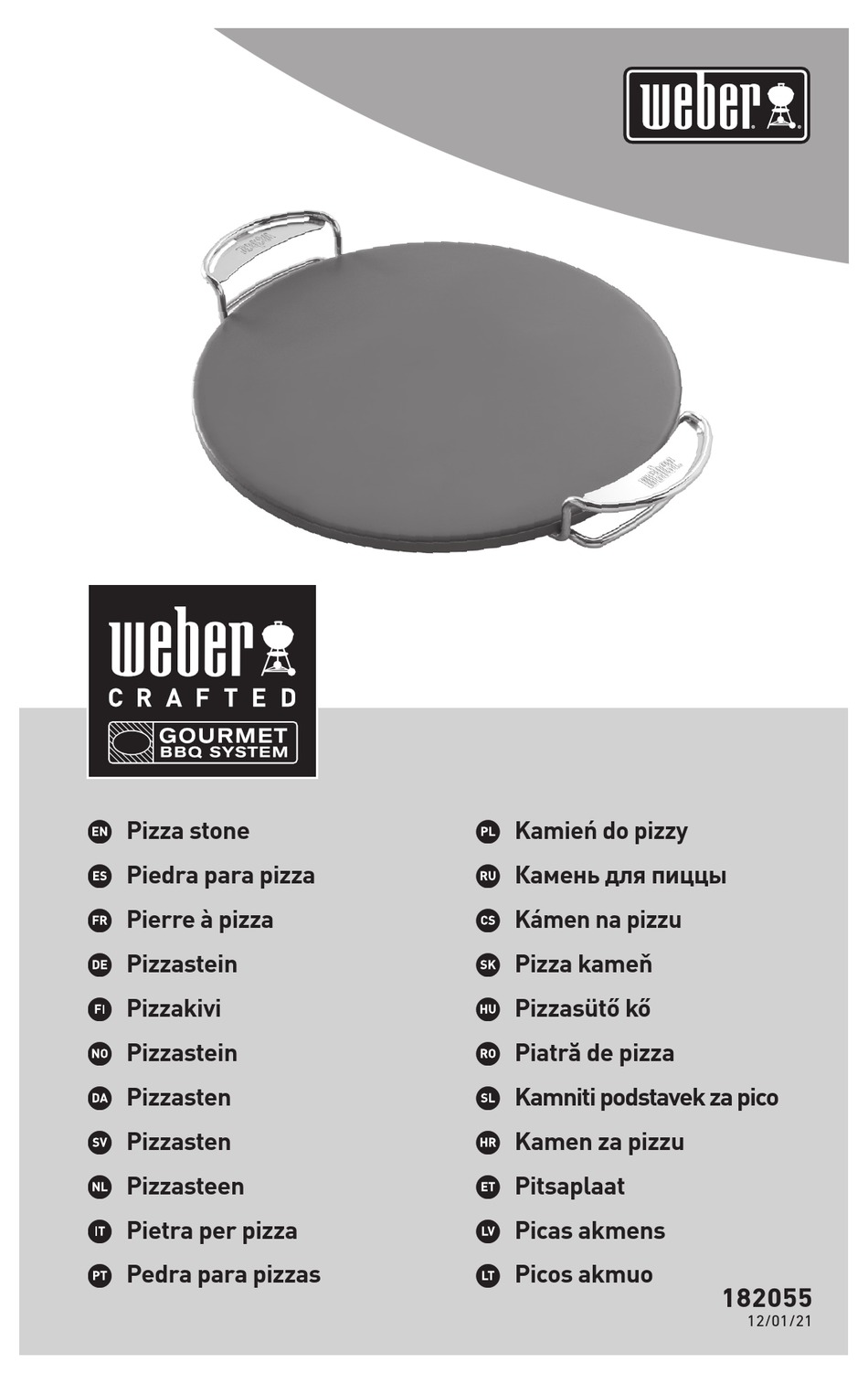 WEBER 182055 MANUAL Pdf Download ManualsLib