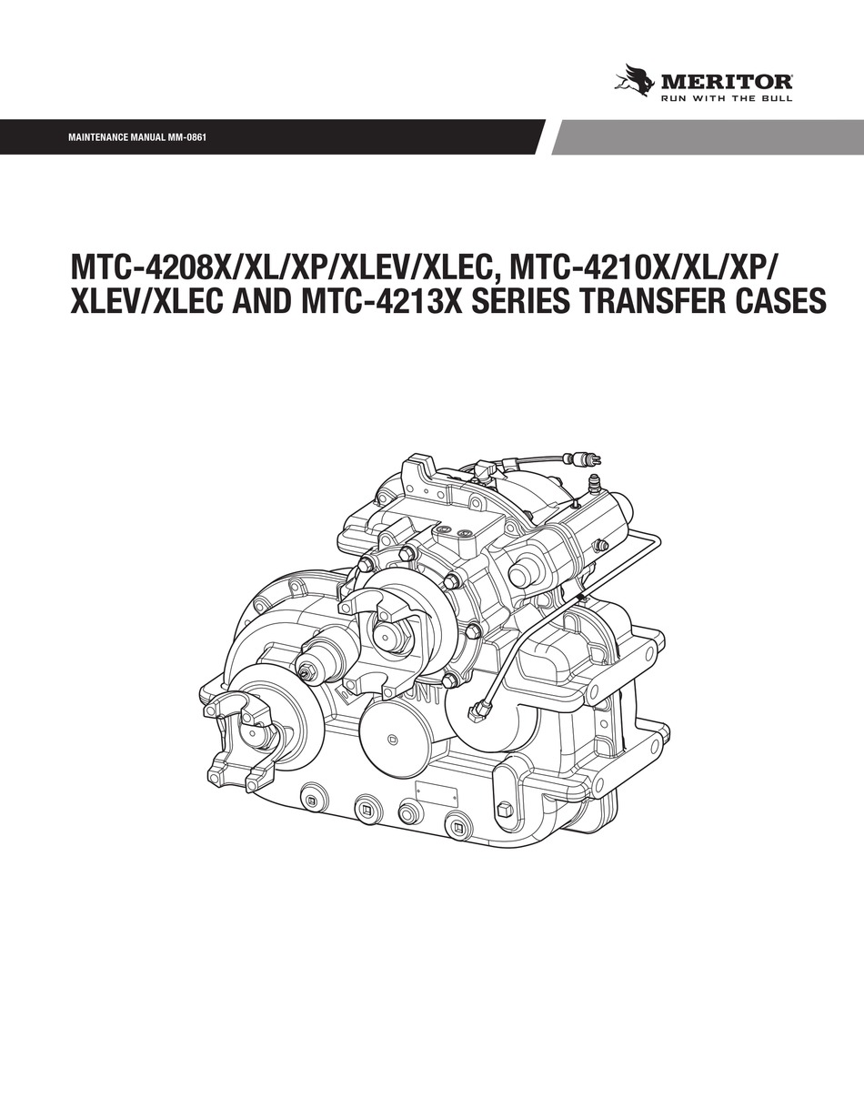 MERITOR MM0861 MAINTENANCE MANUAL Pdf Download ManualsLib