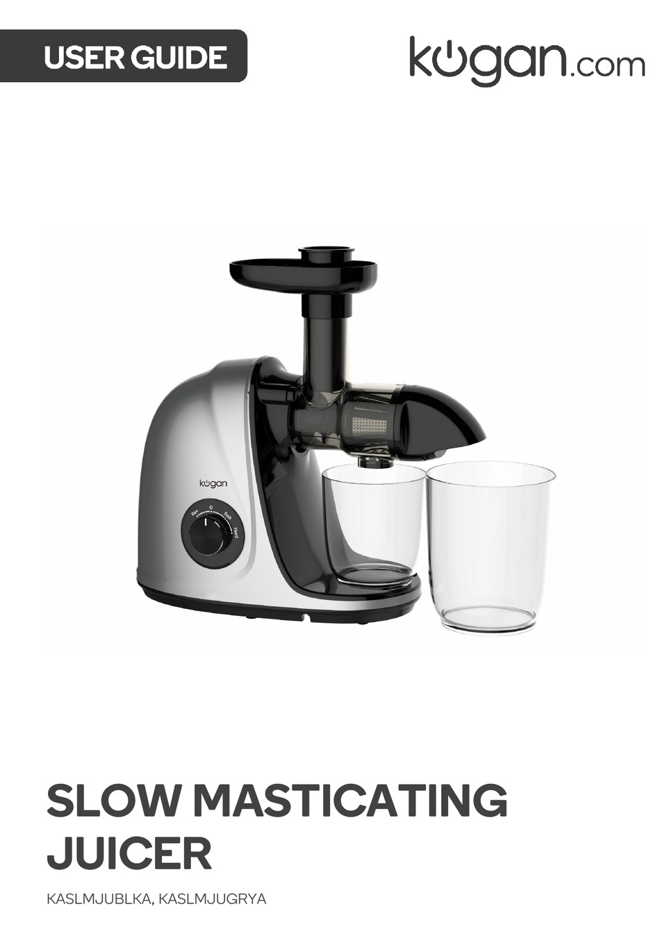 KOGAN KASLMJUBLKA USER MANUAL Pdf Download ManualsLib