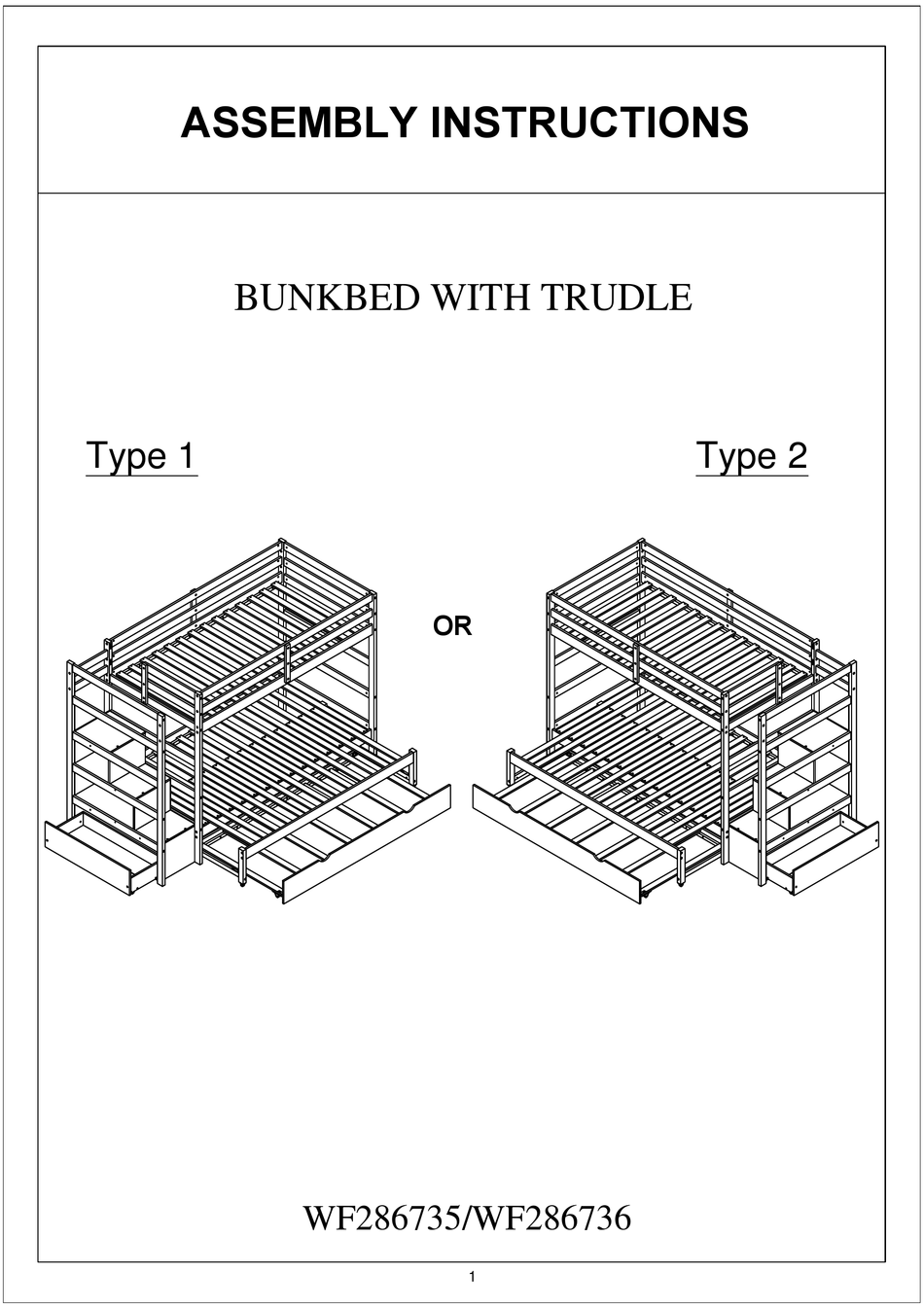 OVERSTOCK WF286735 ASSEMBLY INSTRUCTIONS MANUAL Pdf Download ManualsLib