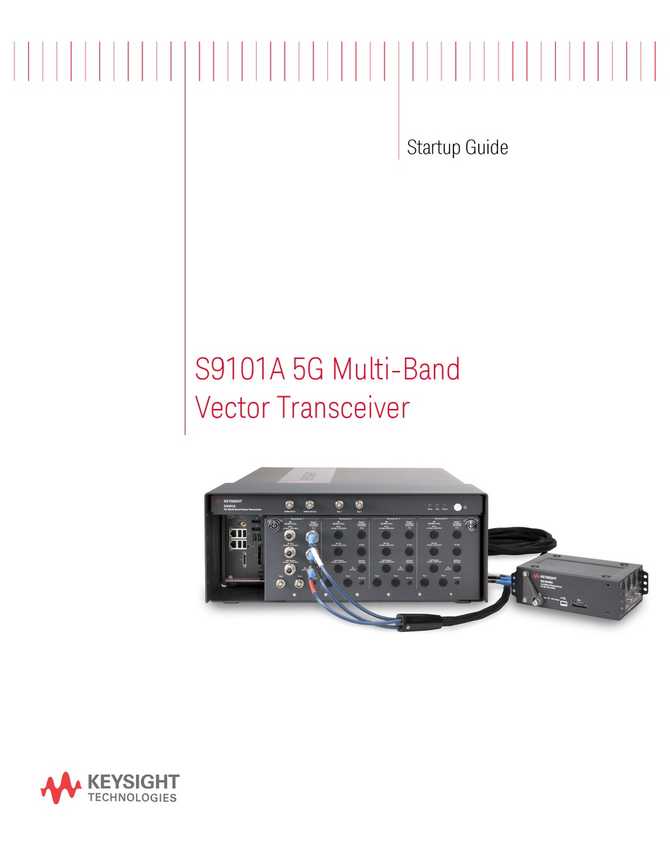 KEYSIGHT TECHNOLOGIES S9101A STARTUP MANUAL Pdf Download ManualsLib