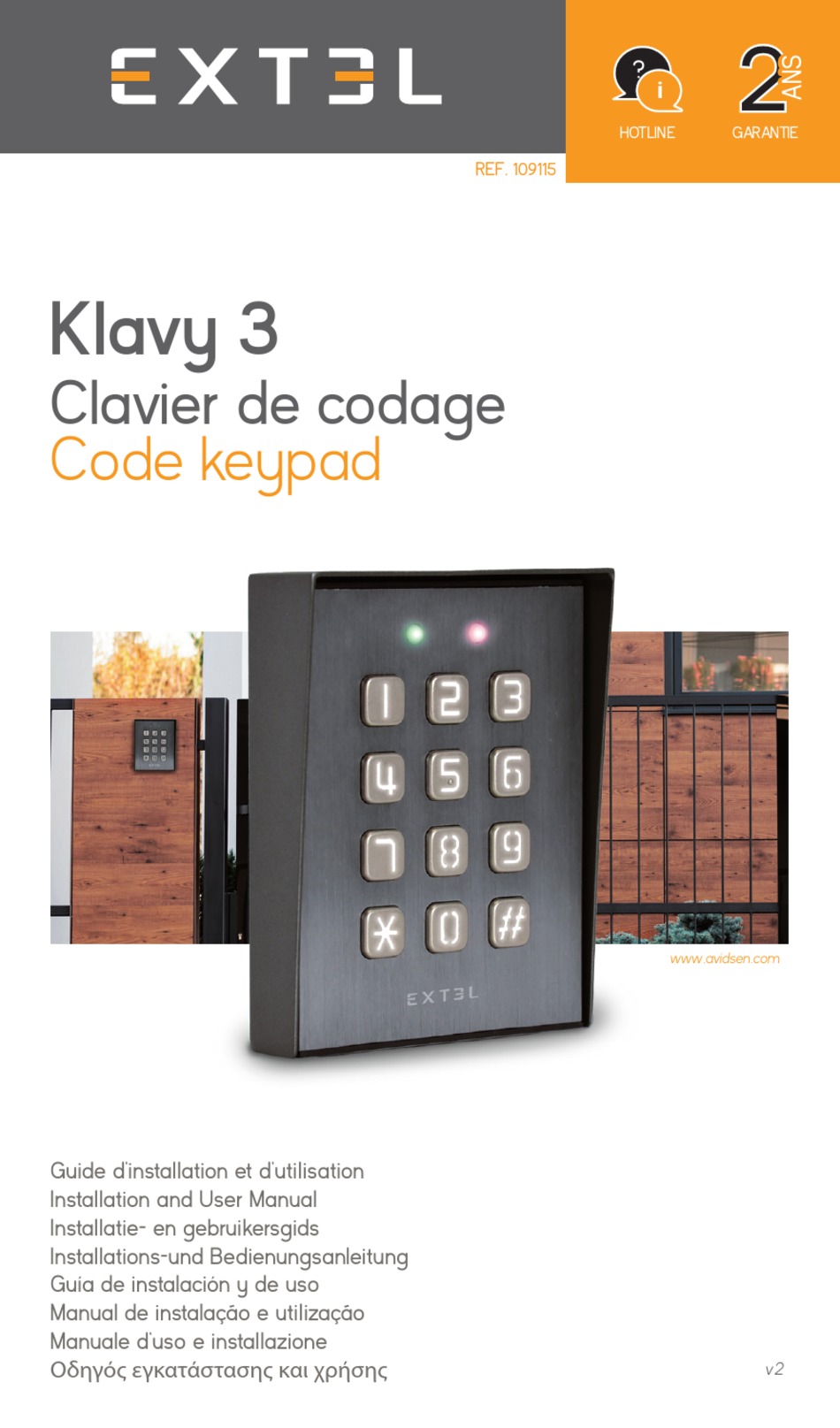 Extel Klavy 3 Montage – Notice à télécharger – VVWSB