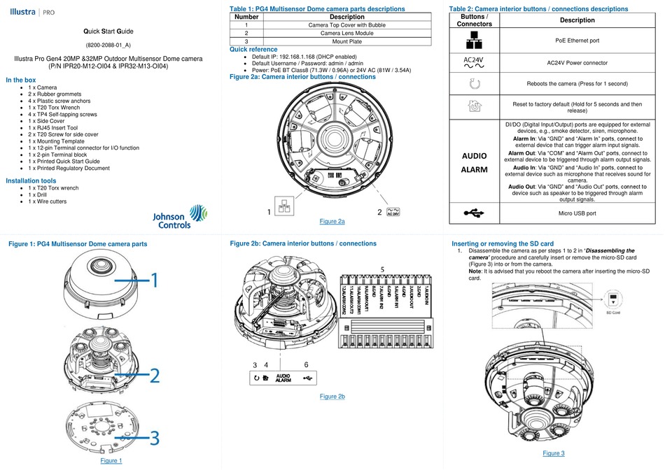 johnson-controls-illustra-pro-quick-start-manual-pdf-download-manualslib