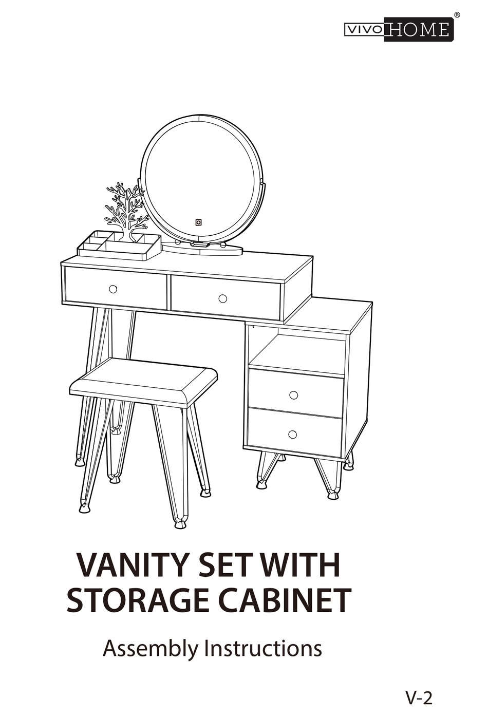 VIVOHOME VH961 ASSEMBLY INSTRUCTIONS MANUAL Pdf Download ManualsLib