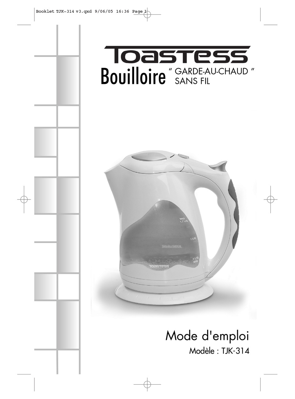 TOASTESS TJK314 INSTRUCTION BOOKLET Pdf Download ManualsLib