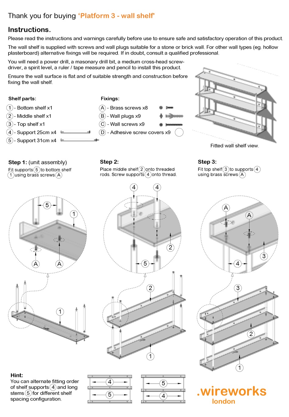 Assembly Instructions Pdf Assembly Instructions Pdf