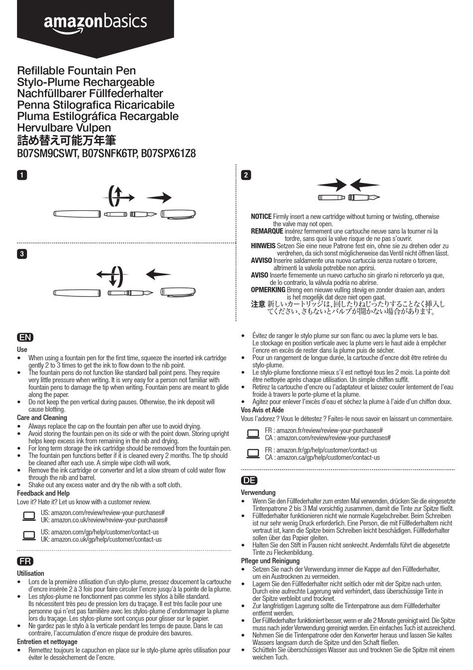 AMAZONBASICS B07SM9CSWT USER MANUAL Pdf Download ManualsLib