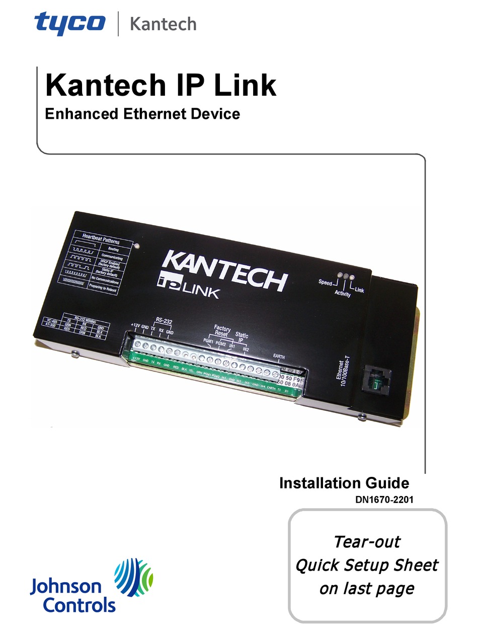 eth ip datalink johnson controls