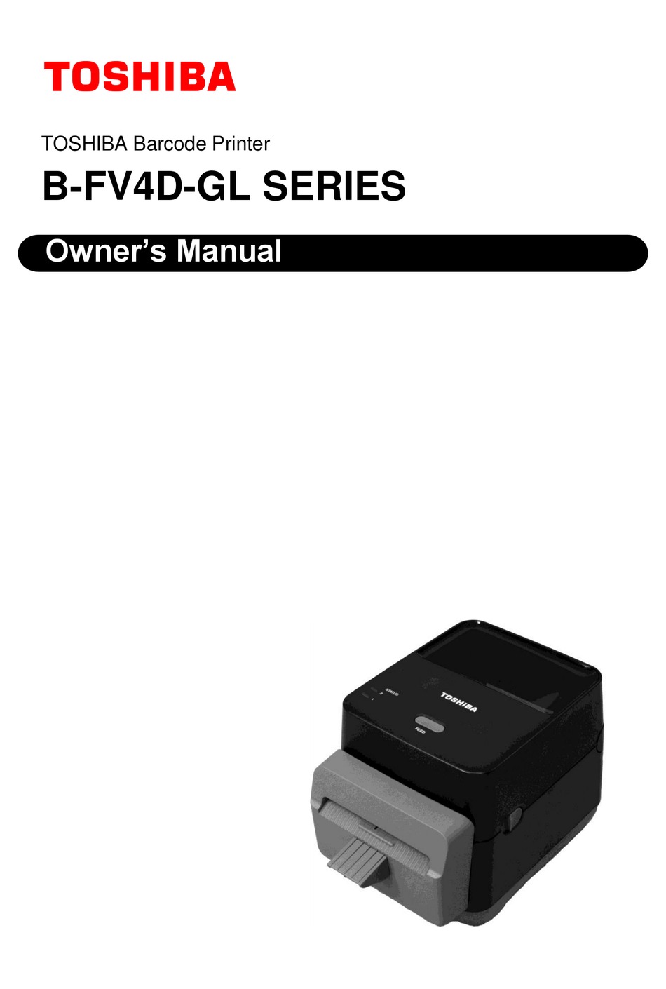 TOSHIBA BFV4DGL SERIES OWNER