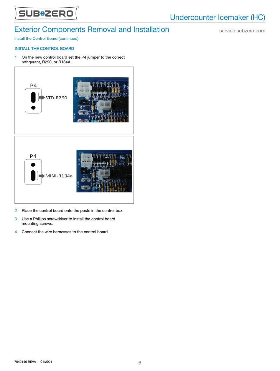 SUBZERO UC15I QUICK START MANUAL Pdf Download ManualsLib