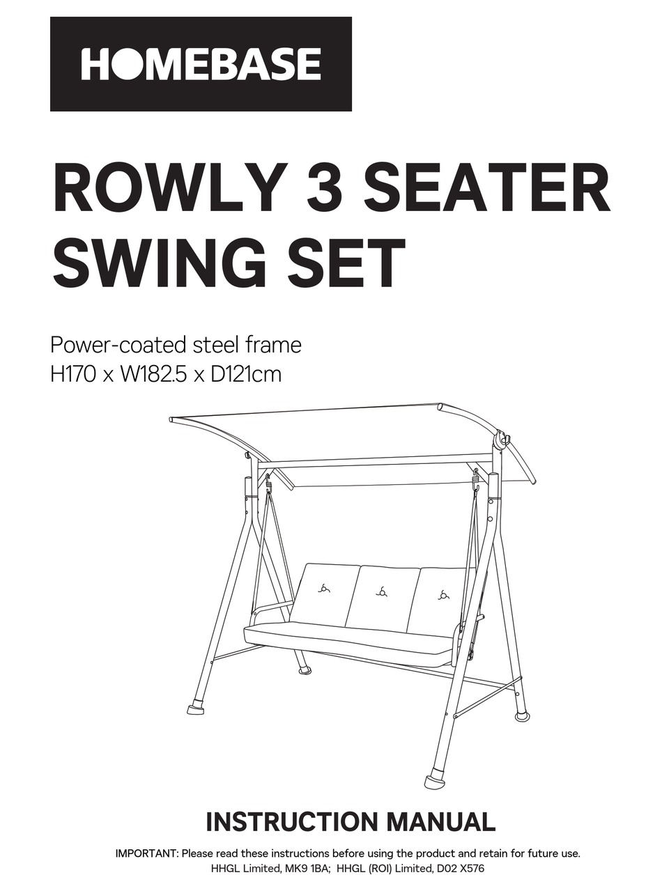 HOMEBASE ROWLY INSTRUCTION MANUAL Pdf Download ManualsLib