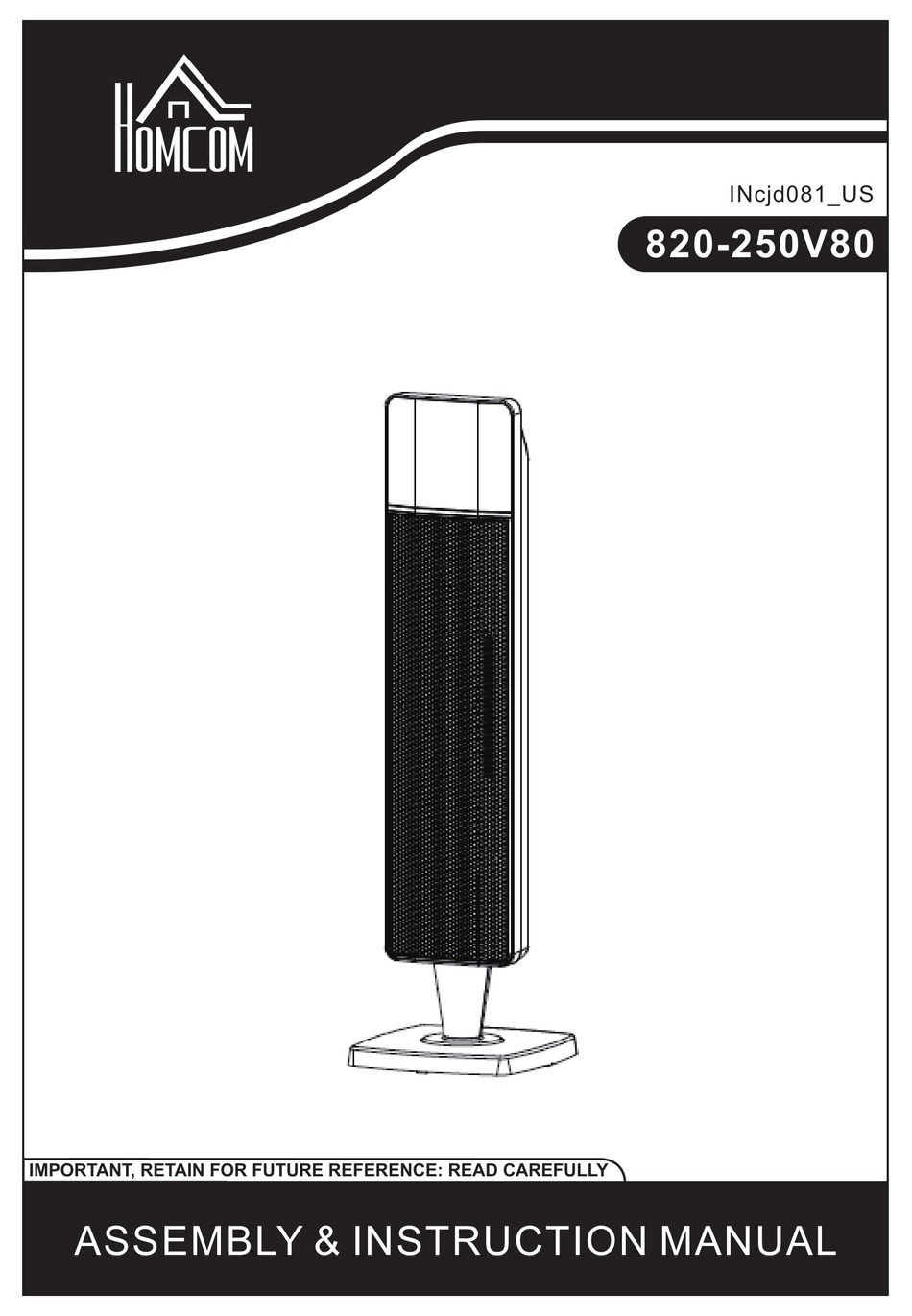 820250V80 ASSEMBLY & INSTRUCTION MANUAL Pdf Download ManualsLib