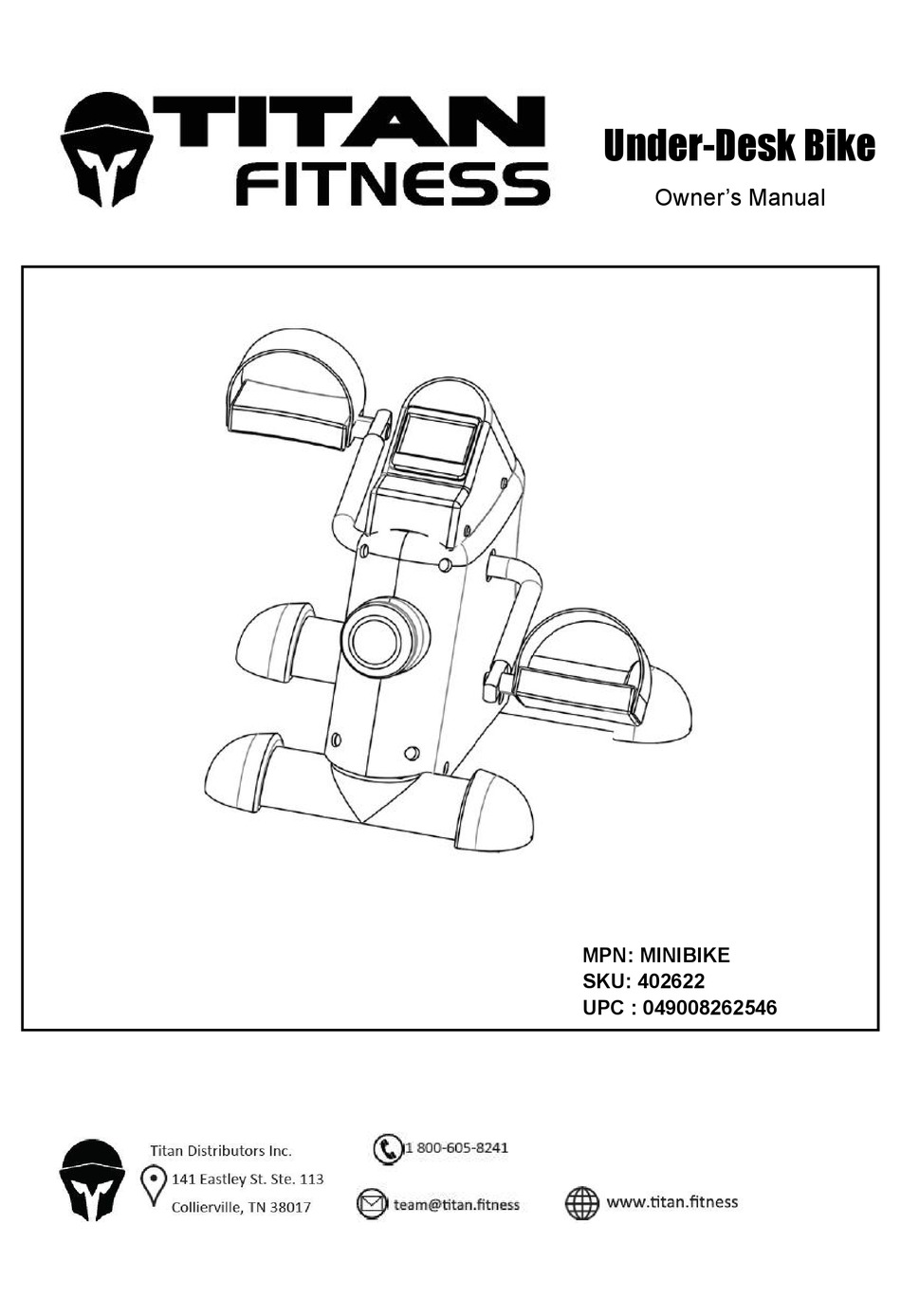 titan stationary bike