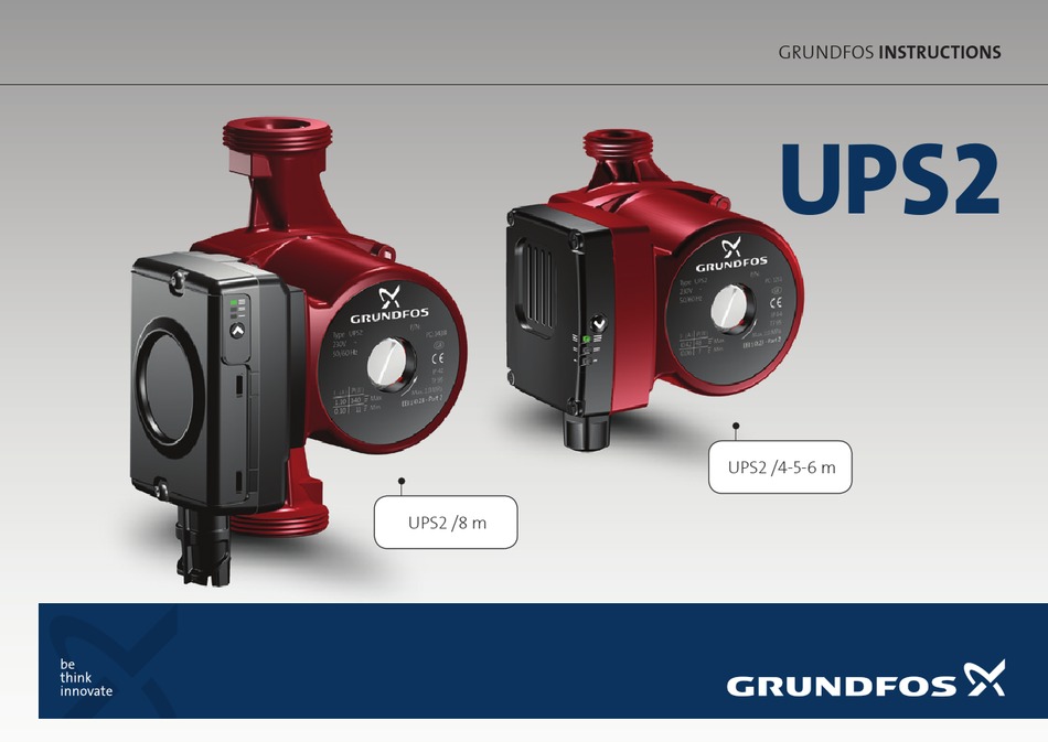 GRUNDFOS UPS2 INSTRUCTIONS MANUAL Pdf Download | ManualsLib