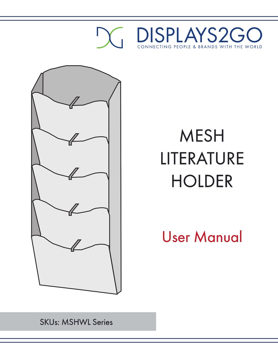 DISPLAYS2GO MSHWL SERIES USER MANUAL Pdf Download ManualsLib