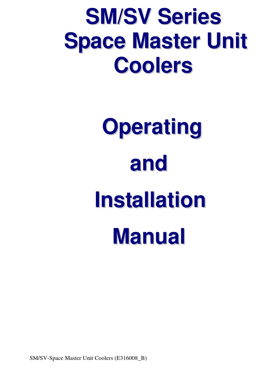 KRACK SM SERIES OPERATING AND INSTALLATION MANUAL Pdf Download ManualsLib