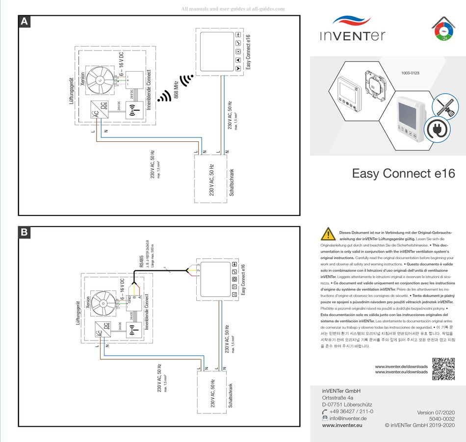 INVENTER EASY CONNECT E16 MANUAL Pdf Download ManualsLib