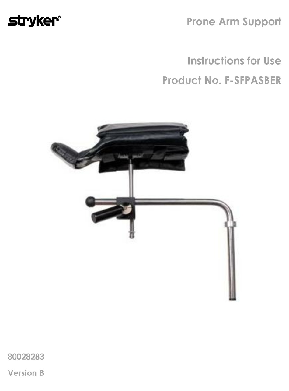 STRYKER FSFPASBER INSTRUCTIONS FOR USE MANUAL Pdf Download ManualsLib