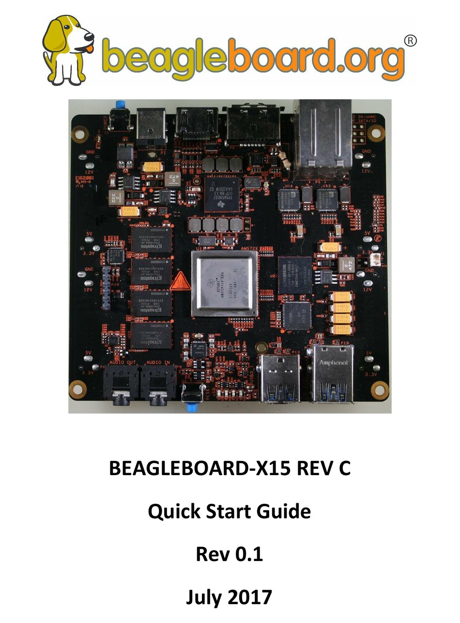 BEAGLEBOARD X15 QUICK START MANUAL Pdf Download | ManualsLib