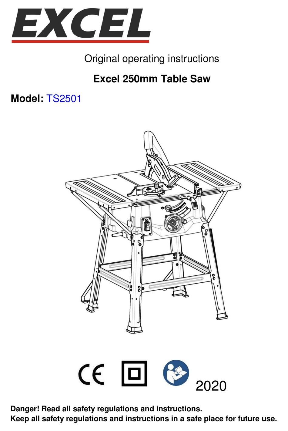 EXCEL TS2501 ORIGINAL OPERATING INSTRUCTIONS Pdf Download ManualsLib