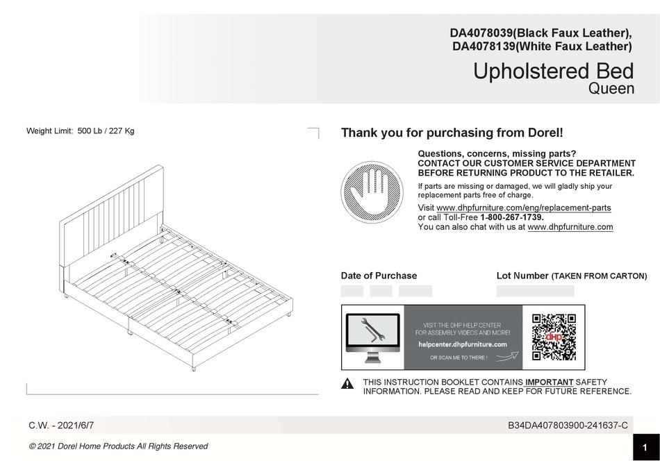 DOREL HOME PRODUCTS DA4078039 MANUAL Pdf Download ManualsLib