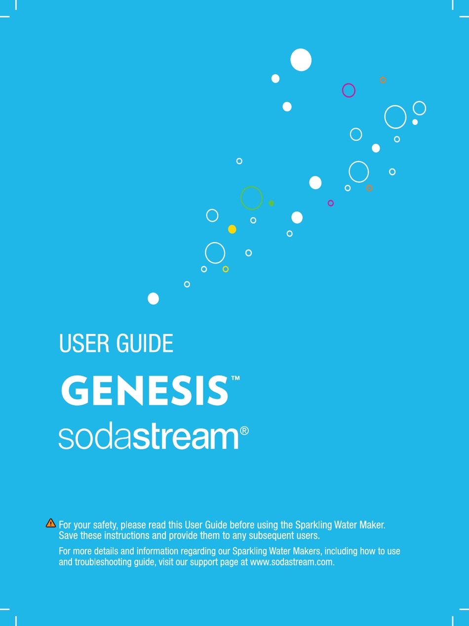 GENESIS SODASTREAM USER MANUAL Pdf Download | ManualsLib