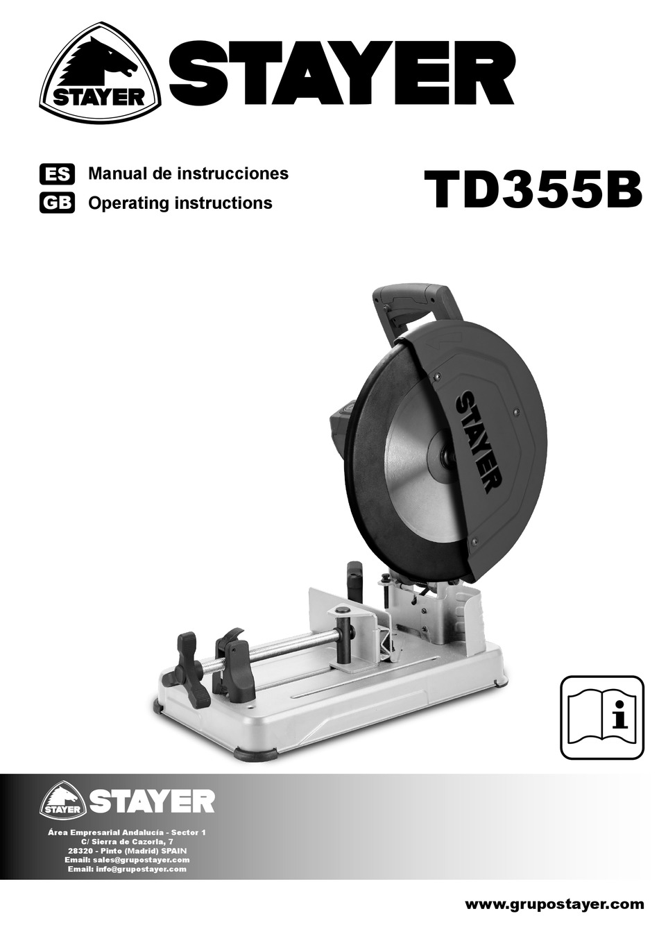 STAYER TD355B OPERATING INSTRUCTIONS MANUAL Pdf Download | ManualsLib