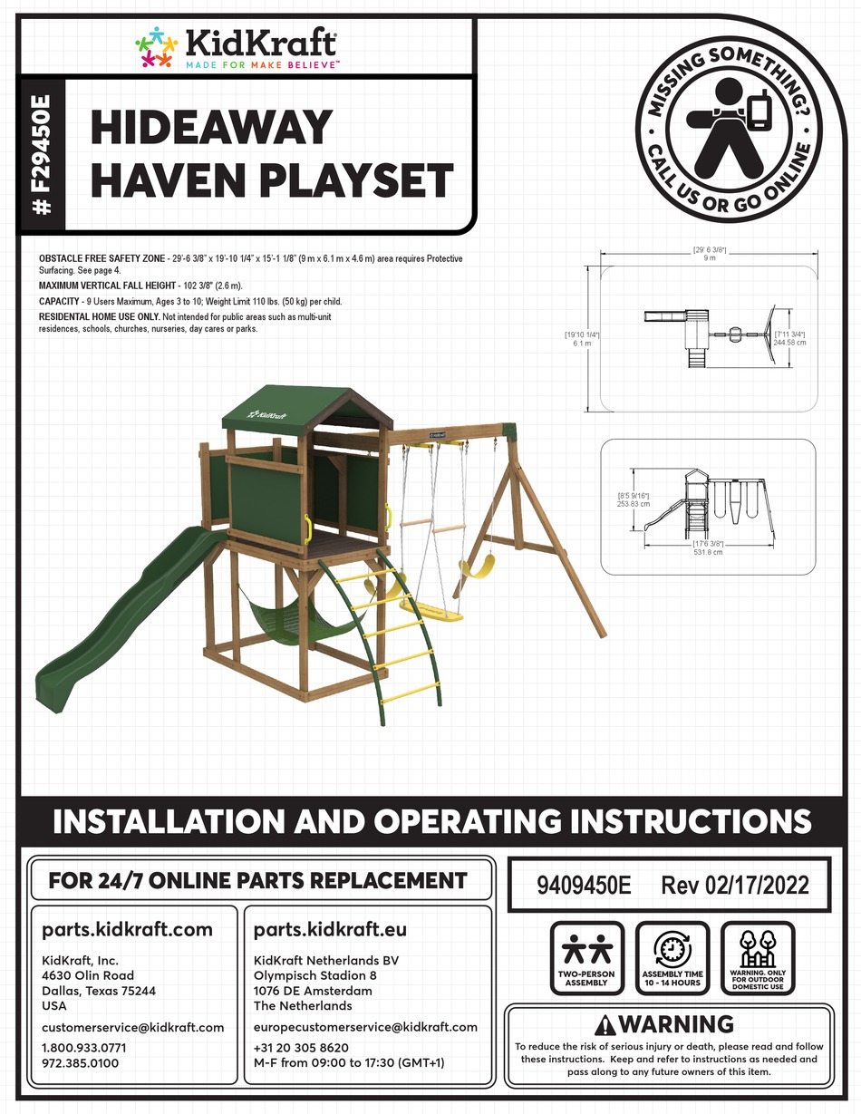 KIDKRAFT HIDEAWAY HAVEN MANUAL Pdf Download ManualsLib
