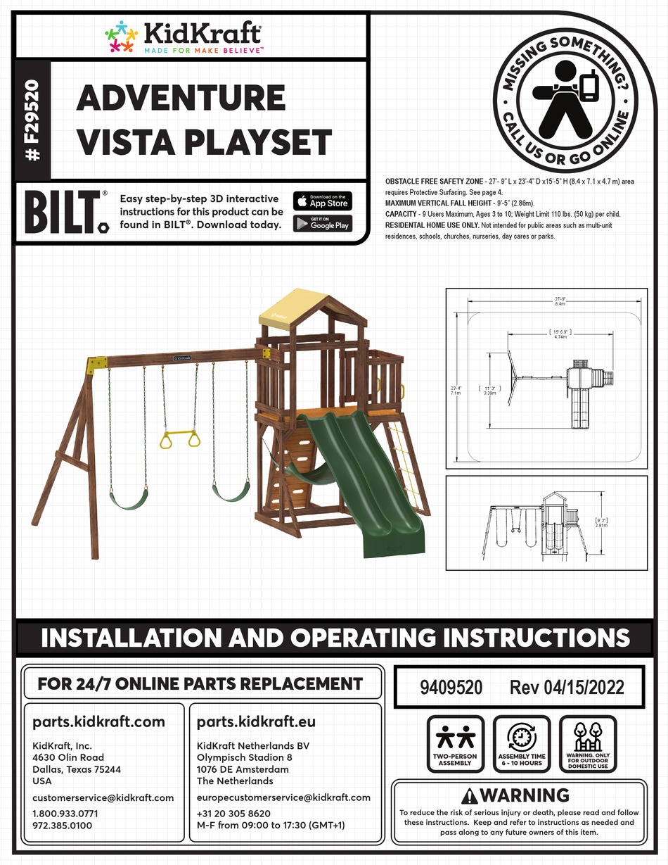 KIDKRAFT ADVENTURE VISTA MANUAL Pdf Download ManualsLib