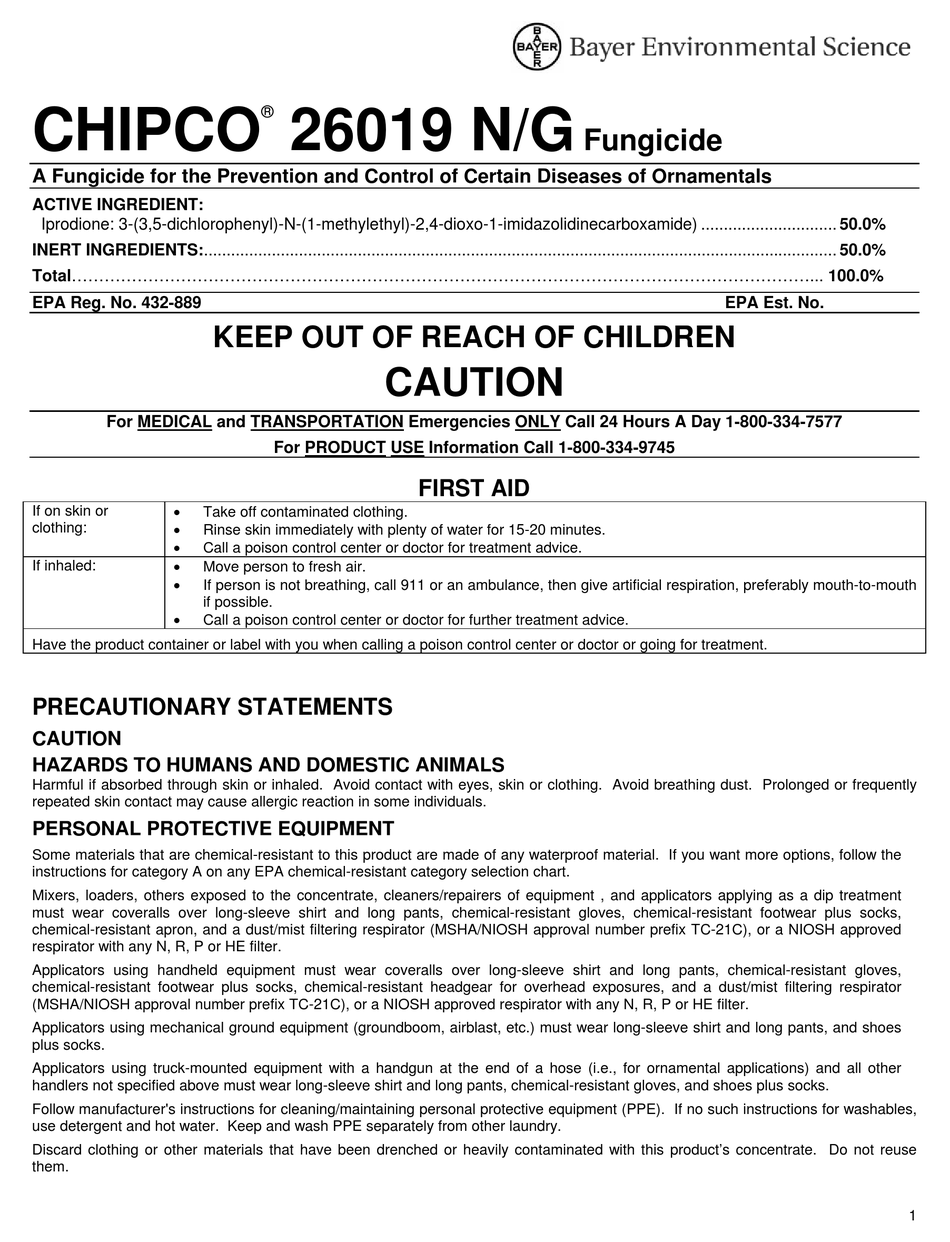 BAYER HEALTHCARE CHIPCO 26019 N MANUAL Pdf Download ManualsLib