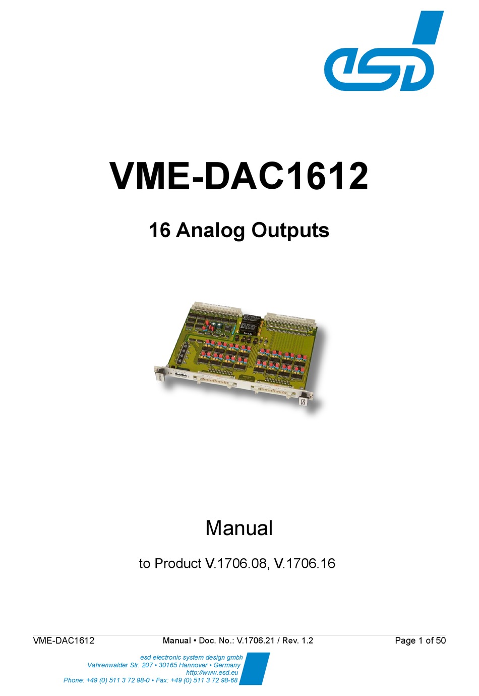 esd-vme-dac1612-manual-pdf-download-manualslib