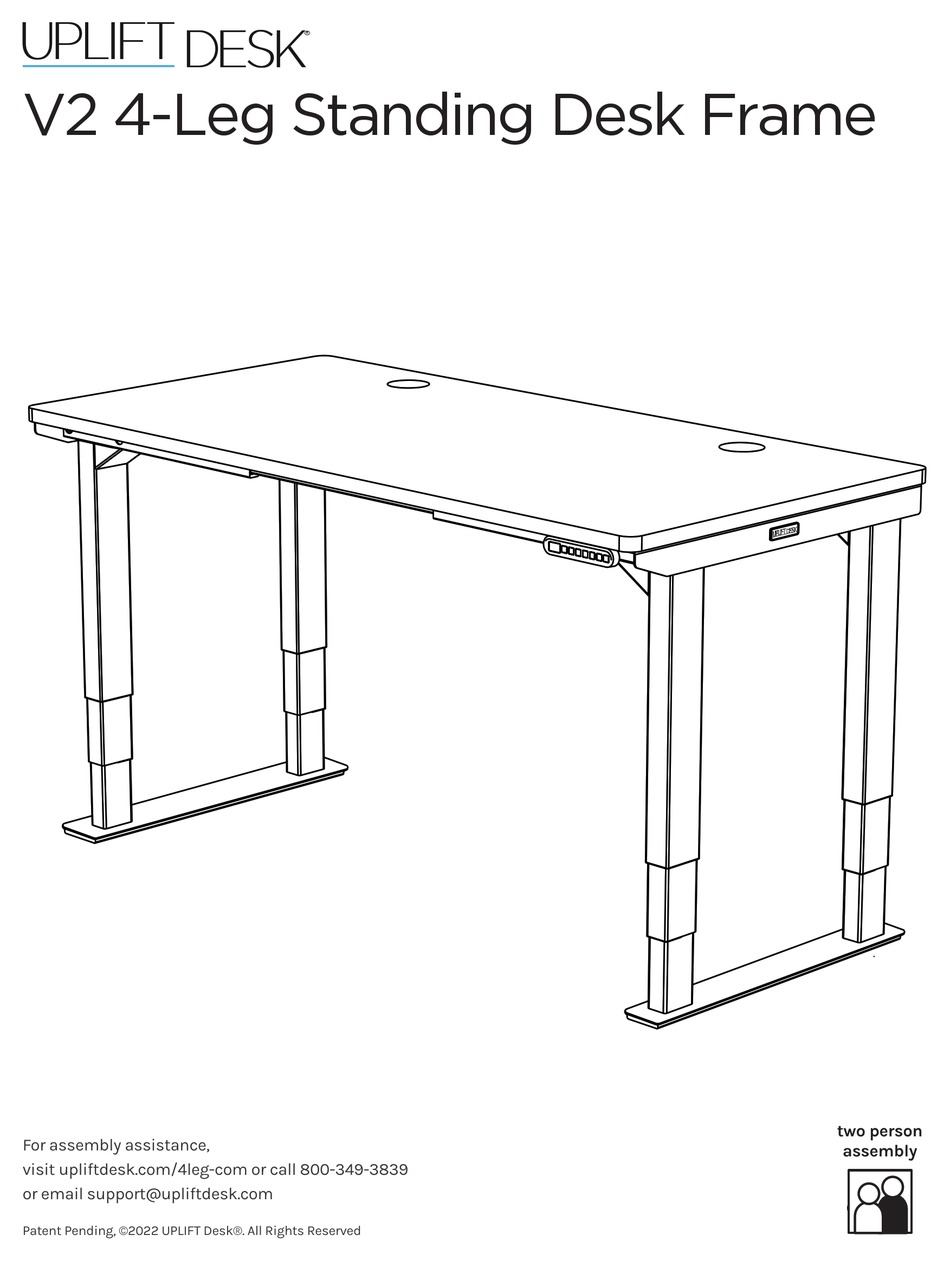 UPLIFT DESK V2 MANUAL Pdf Download ManualsLib